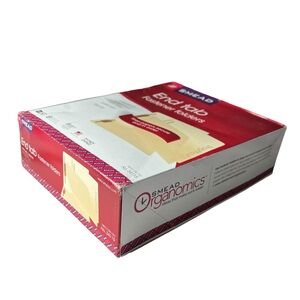 Smead End Tab Fastener File Folder, Reinforced Straight-Cut Tab 50 count